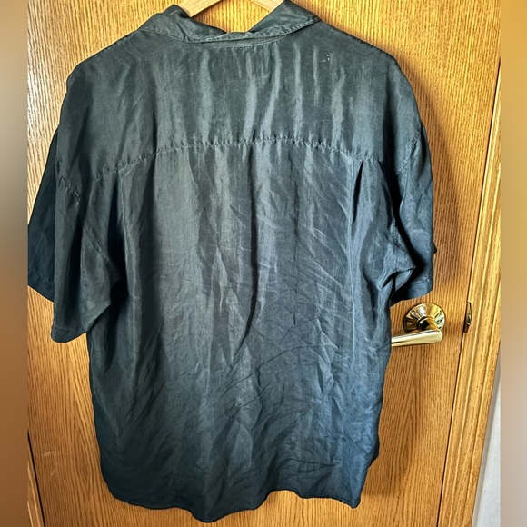 Vintage Creative Edge Silk Button Down Shirt M - Picture 8 of 9